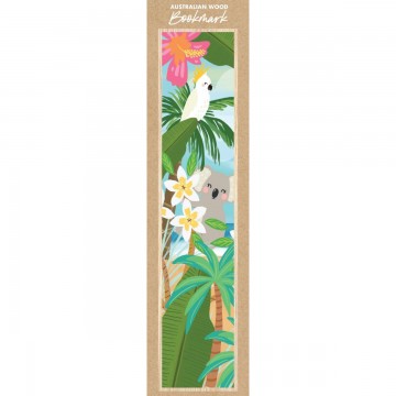 Wooden Bookmark | Tropical Koala
